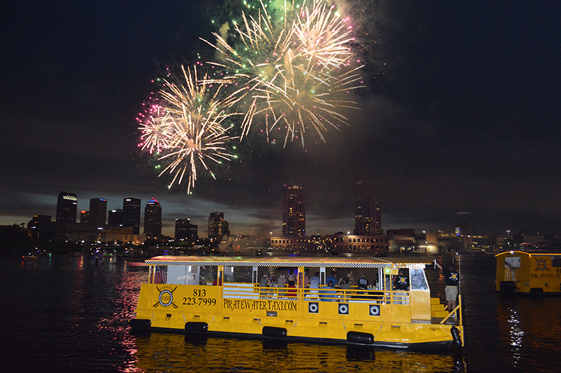 Pirate Water Taxi Fireworks Cruise